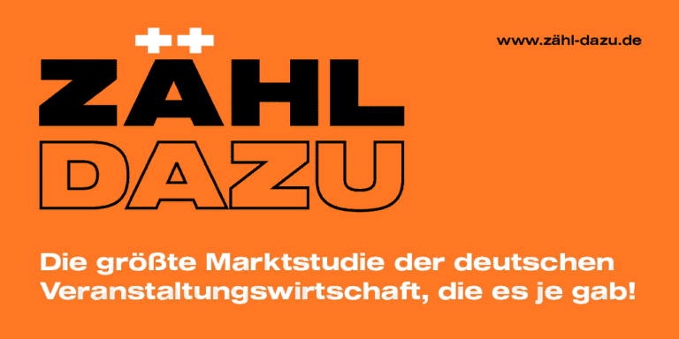 ZÄHL DAZU - Die IGVW bringt größte Studie der Veranstaltungswirtschaft auf den Weg