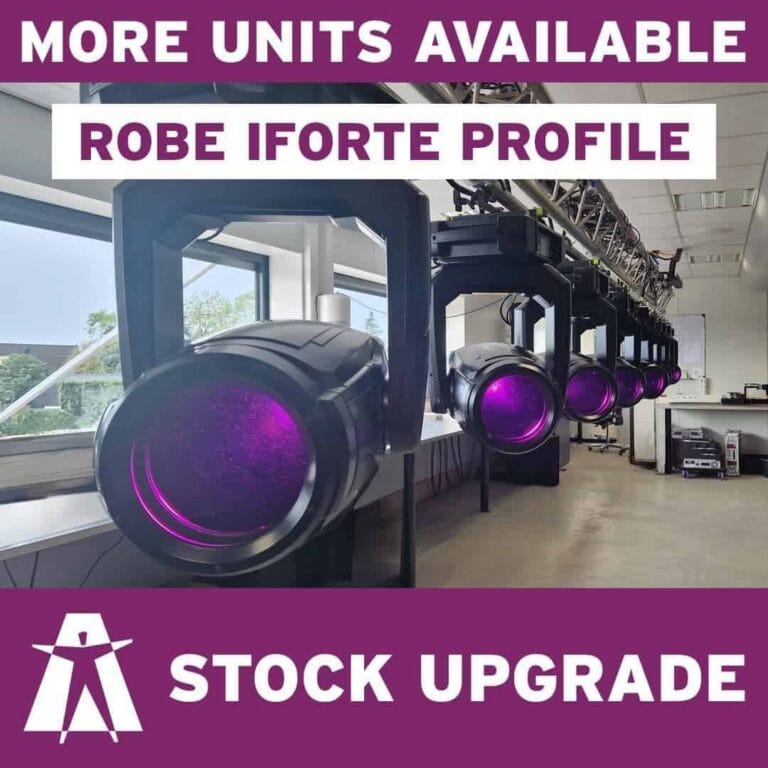 RentAll erweitert seinen Bestand von ROBE iFORTE