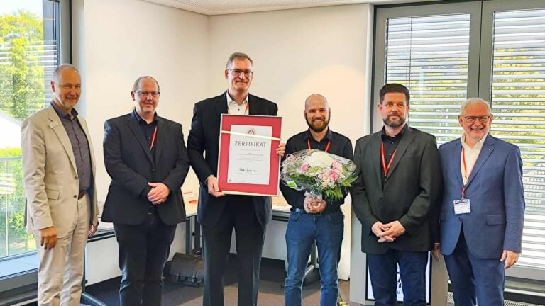 AUSZEICHNUNG NACHWUCHSFÖRDERUNG KUCHEM KONFERENZ TECHNIK GMBH & CO. KG
