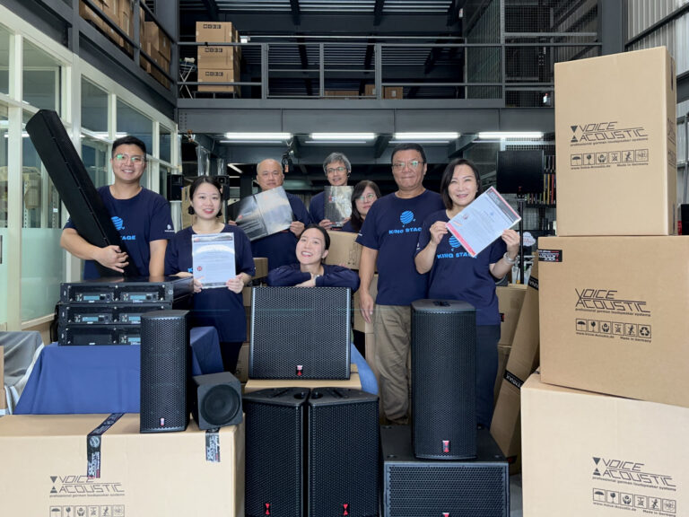 Voice-Acoustic begrüßt KING STAGE als neuen Vertriebspartner für TAIWAN