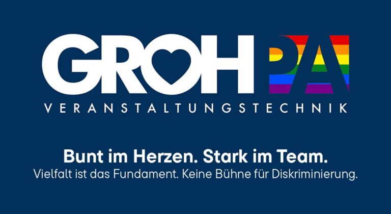Groh-P.A. & Groh Distribution beim CSD Hamburg 2025. Veranstaltungstechnik zeigt Haltung. Groh-P.A. & Groh Distribution beim CSD Hamburg 2025. Veranstaltungstechnik zeigt Haltung.