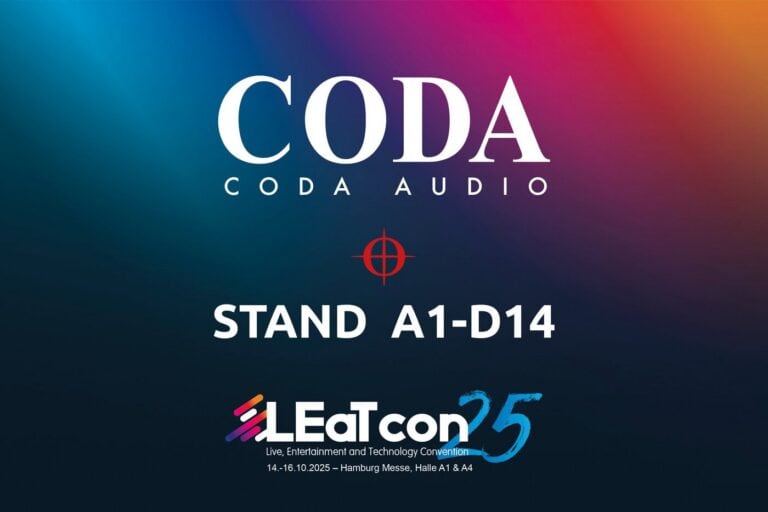 CODA Audio Deutschland auf der LEaT con 2025