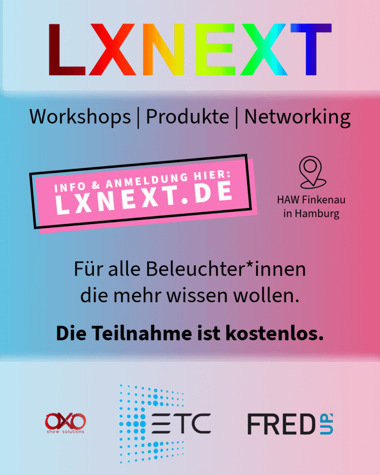 LXNEXT in Hamburg – Workshops & mehr für Lichtmenschen