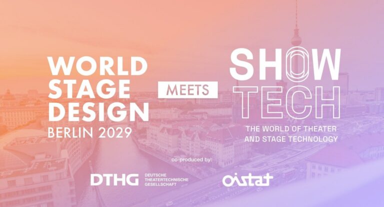 World Stage Design 2029 kommt nach Berlin - erfolgreiche Bewerbung der DTHG