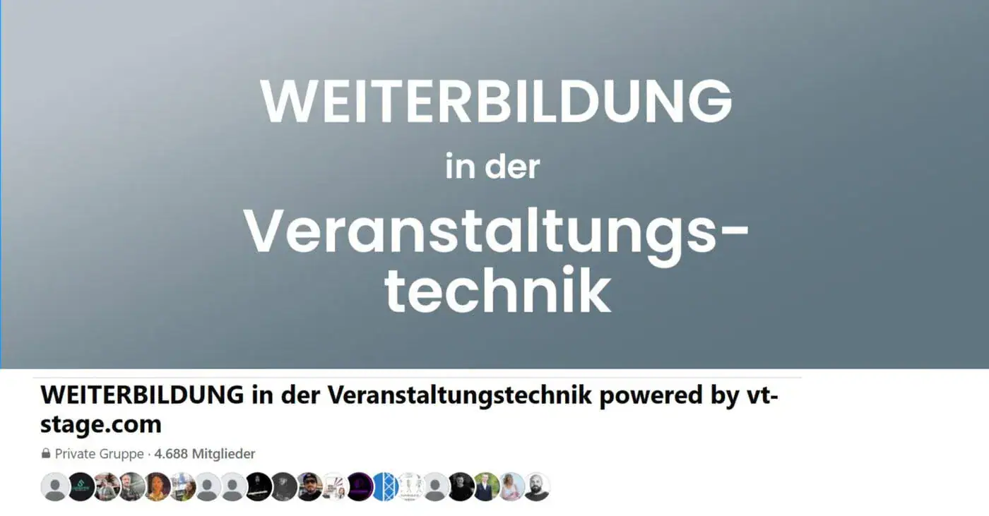 Veranstaltungstechnik Community weiterbildung veranstaltungstechnik gruppe1