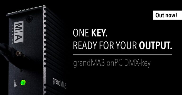 Der neue grandMA3 onPC DMX-key