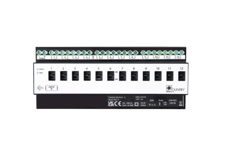 ETC stellt das Foundry DIN Relay 12 vor