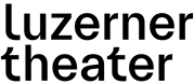 Das Logo zeigt den Schriftzug „luzerner theater“ in fetten, schwarzen Kleinbuchstaben auf hellgrauem Hintergrund.