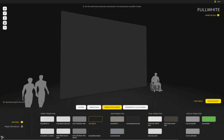 AV Stumpfl präsentiert Leinwand-Konfigurator mit interaktiver 3D-Visualisierung und AR-Vorschau AV Stumpfl präsentiert Leinwand-Konfigurator mit interaktiver 3D-Visualisierung und AR-Vorschau