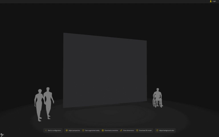AV Stumpfl präsentiert Leinwand-Konfigurator mit interaktiver 3D-Visualisierung und AR-Vorschau AV Stumpfl präsentiert Leinwand-Konfigurator mit interaktiver 3D-Visualisierung und AR-Vorschau