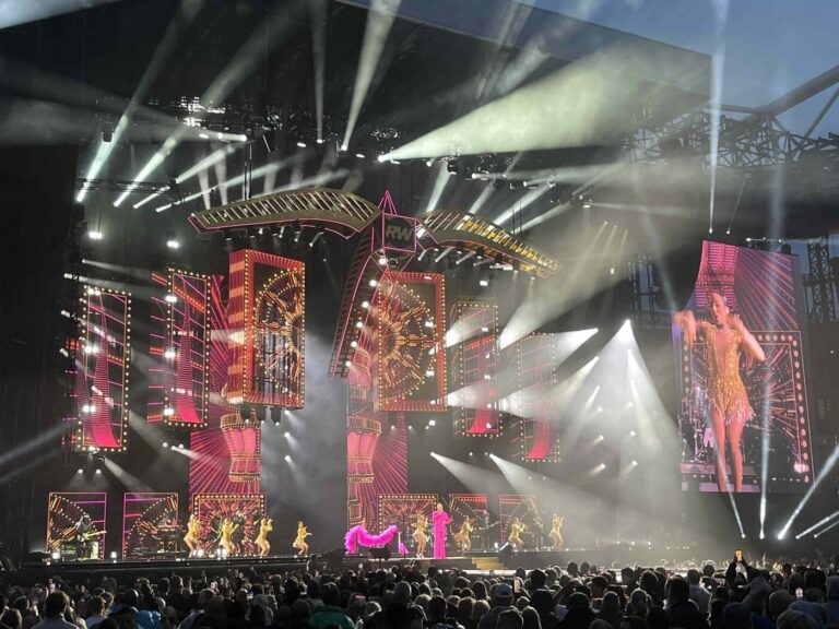 Ayrton fixtures provide power and resilience for Robbie Williams Britpop world tour Ayrton fixtures provide power and resilience for Robbie Williams Britpop world tour