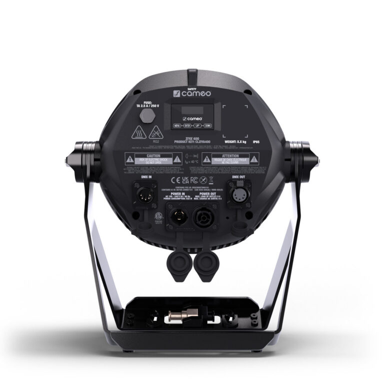 Cameo präsentiert ZIYA® – neue IP65 LED-Zoom-PAR-Serie für Live, Touring, Theater und Broadcast cameo press images ziya CLZIYA400 3 768x768